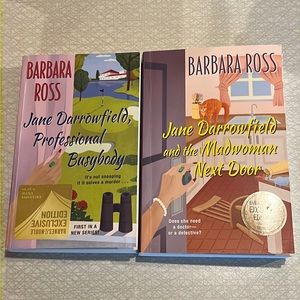 First two books in the Jane Darrowfield Series by Barbara Ross